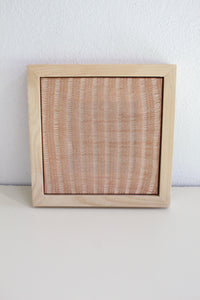 OUTLET - Cuadro cobre y blanco lineas