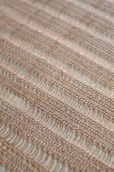 OUTLET - Cuadro cobre y blanco lineas